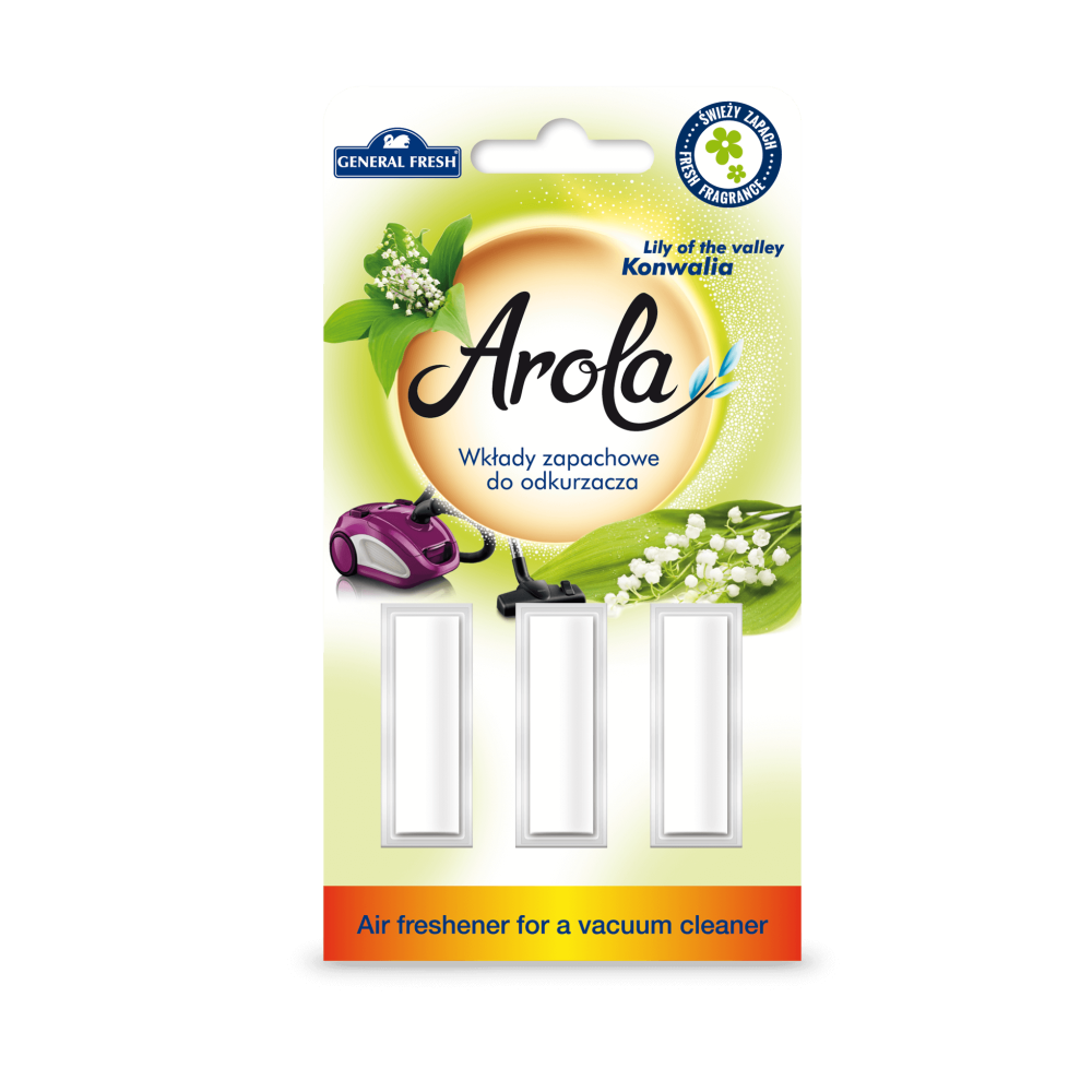 Wkłady zapachowe do odkurzacza - General Fresh - Arola - konwaliowe