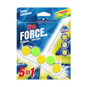 Kostka do wc Five-Force - General Fresh - Force - cytrynowa
