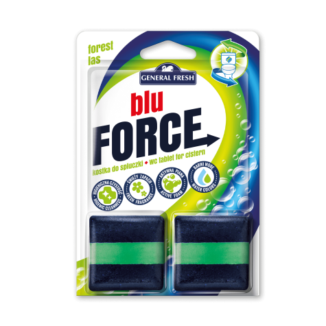 Kostka do spłuczki Blu-Force - General Fresh - Force - leśna