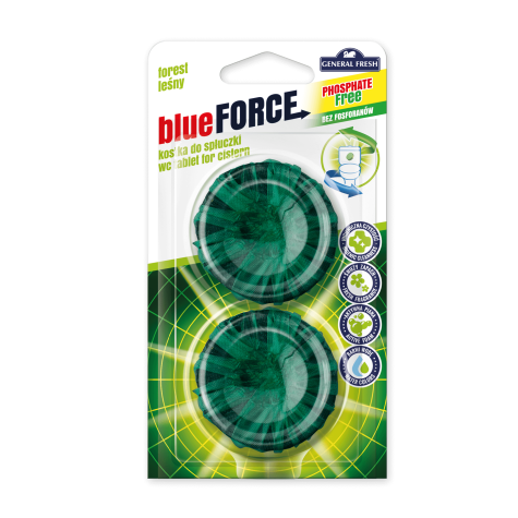Kostka do spłuczki Blue-Force - General Fresh - Force - leśna